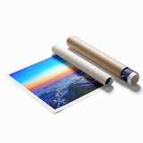 Extra large rolled print of a vibrant floral scene in Brazil, ideal for classy bathroom wall art.