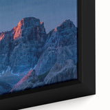 Extra large framed canvas featuring a textured depiction of a Venezuelan landscape in black with colorful art accents.