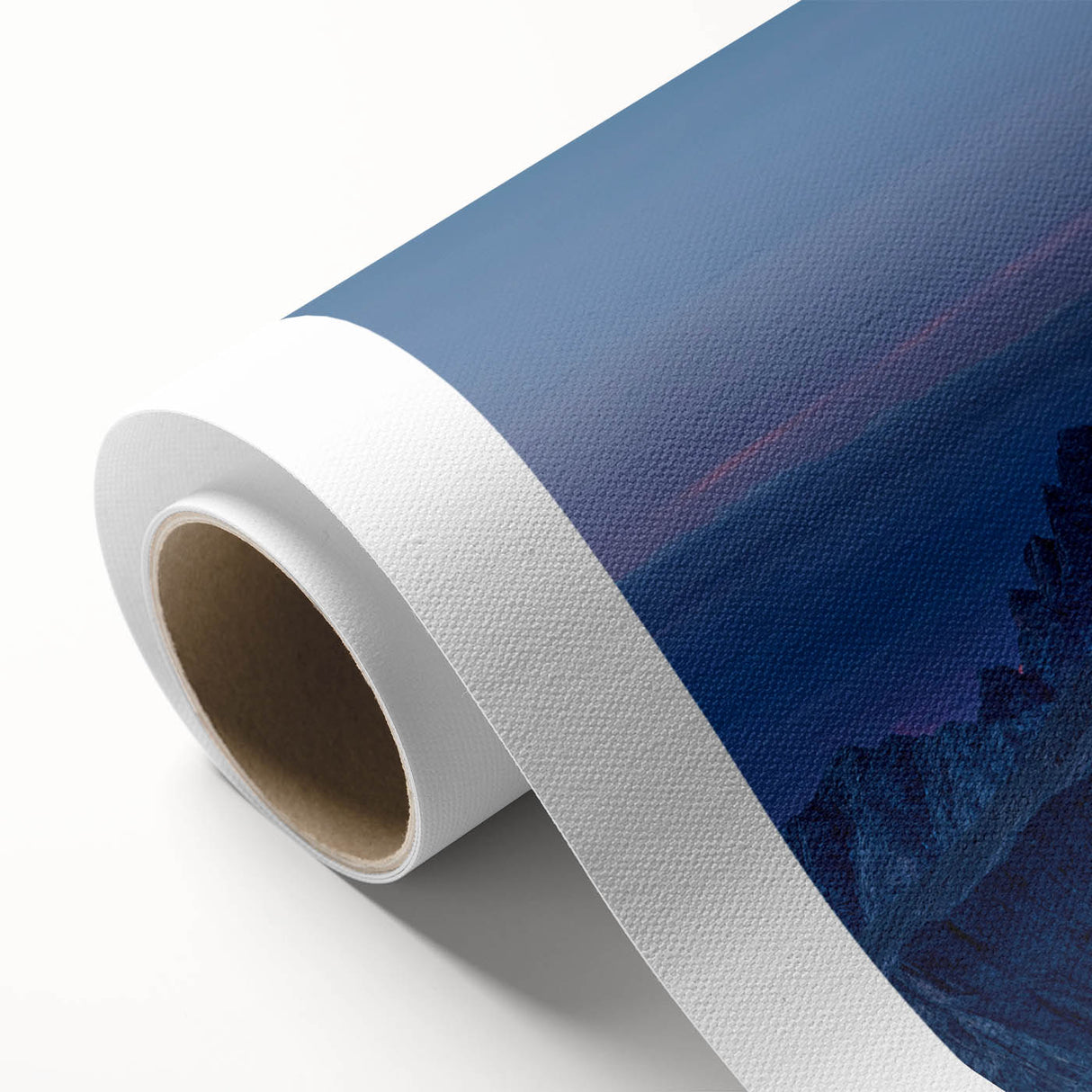 Art deco poster of a scenic Venezuelan landscape in pastel hues on rolled canvas, ideal for nursery wall art.