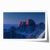 Extra large rolled print of a Venezuelan landscape, featuring vibrant green and blue tones, ideal for art wall dining room.