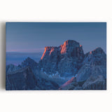 Black and white stretched canvas of a Venezuelan landscape, ideal for kitchen wall art.