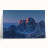 Black and white stretched canvas of a Venezuelan landscape, ideal for kitchen wall art or bedroom ambiance.