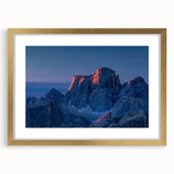 Extra large abstract art print of a Venezuelan landscape in muted earth tones on a framed canvas.