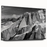 Acrylic print of Denali, Alaska, in muted earth tones, suitable for bedroom or dining room decor.