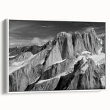 Vintage poster art of Denali, Alaska on a framed canvas, featuring a colorful landscape in extra large size.