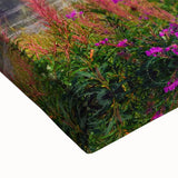 Large art of an Alaskan landscape in black and white on stretched canvas, suitable for bedroom wall decor.