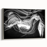 Framed canvas of a colorful Arizona Antelope Canyon landscape, ideal for adding a natural touch to living spaces.
