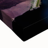 Black and white landscape art painting of Glen Canyon on stretched canvas, suited for bedroom wall art.