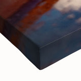 Black and white landscape art painting of Sedona on stretched canvas, ideal for bedroom wall art.