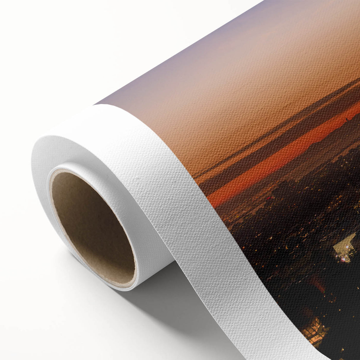Art Deco poster of Berkeley, California with vibrant pastel shades on rolled canvas, ideal for nursery wall art.