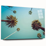 Acrylic print of a large abstract depiction of Beverly Hills in muted earth tones, suitable for bedroom or dining room art.