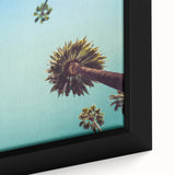 Textured black wall art depicting Beverly Hills scenery on extra large framed canvas, with colorful accents.