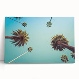 Black and white stretched canvas of Beverly Hills scenery, ideal for kitchen wall art or bedroom ambiance.