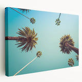 Large canvas print of Beverly Hills scenery in muted earth tones, suitable for kitchen wall art.