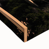 Black and white landscape art painting of Big Sur on a large stretched canvas, suitable for bedroom wall decor.