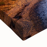 Black and white landscape art painting of Catalina, California on stretched canvas, ideal for bedroom wall decor.