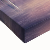 Black and white landscape art painting of San Francisco on stretched canvas, ideal for bedroom wall art.