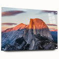 Acrylic print of Yosemite landscape in muted earth tones, ideal for bedroom or dining room decor.