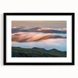 Abstract art print of Vail, Colorado scenery in vibrant colors on a textured, extra large canvas.