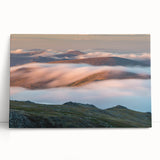 Black and white stretched canvas of Vail, Colorado scenery, ideal for kitchen wall art or bedroom ambiance.