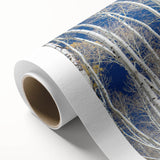 Art deco poster of Aspen scenery in muted green and brown tones on rolled canvas, ideal for nursery wall art.