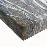 Black and white landscape art painting of Aspen trees on stretched canvas, suitable for bedroom wall decor.