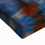 Black and white landscape art of Rocky Mountains on stretched canvas, ideal for bedroom wall decor.