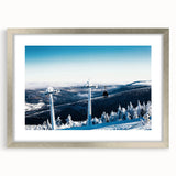 Textured art depicting an abstract Telluride, Colorado landscape in muted earth tones on a framed silver mat.