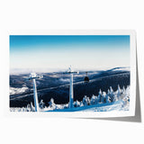 Extra large rolled print of Telluride, Colorado scenery in muted earth tones, ideal for art wall dining room.