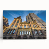 Black and white photo of Connecticut scenery on large stretched canvas, ideal for kitchen wall art or bedroom ambiance.