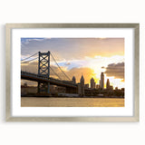 Abstract textured art print depicting Delaware scenery in muted earth tones, framed in silver, ideal for bedroom art.