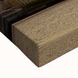 Large art of Delaware landscape in black and white on stretched canvas, suitable for bedroom wall placement.