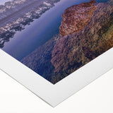 Art deco poster of the Everglades with muted green and blue tones on rolled canvas, suitable for dining room wall art.