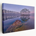 Everglades landscape on large stretched canvas with lush greenery and water, ideal for kitchen wall art.