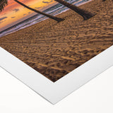 Art deco poster of Fort Lauderdale skyline in pastel shades on rolled canvas, suitable for dining room wall art.