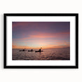 Colorful abstract art print of the Florida Keys in vibrant hues on a large framed canvas, ideal for living room decor.