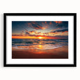 Abstract art print of Oahu's landscape in vibrant, textured colors on a large framed canvas, ideal for living room decor.