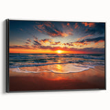 Black and white framed canvas of Oahu landscape, ideal for bedroom wall art.