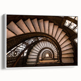 Vintage poster art of Chicago skyline in vibrant colors on a large framed canvas, ideal for living room decor.