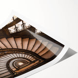 Extra large wall art featuring line art flowers in black and white, rolled print format.