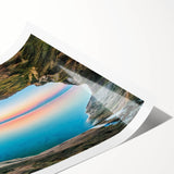 Extra large wall art featuring line art flowers in monochrome, printed on rolled canvas, ideal for large living room decor.