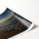 Extra large rolled print featuring line art flowers in soft pastel shades, ideal for large living room wall art.