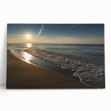 Black and white photograph of Indiana landscape on large stretched canvas, suitable as kitchen wall art or bedroom decor.