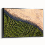 Black and white landscape painting of a rural Iowa scene on framed canvas, ideal for bedroom wall decor.