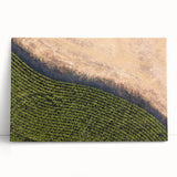 Black and white large art print of Iowa scenery on stretched canvas, ideal for kitchen wall art or bedroom decor.