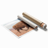 Extra large rolled canvas print featuring a serene Kansas landscape in soft pastel colors.