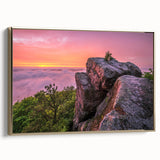 Framed canvas featuring a vintage-style Kentucky landscape in muted gold and black tones, ideal for bedroom wall art.