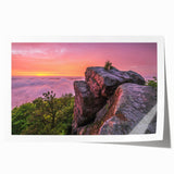 Rolled print of Kentucky scenery with lush greenery and floral elements, ideal for art wall dining room.