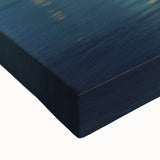 Black and white landscape art painting of New Orleans on stretched canvas, ideal for bedroom wall art.