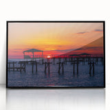 Large abstract wall art featuring a Louisiana scenery in muted earth tones on framed acrylic.